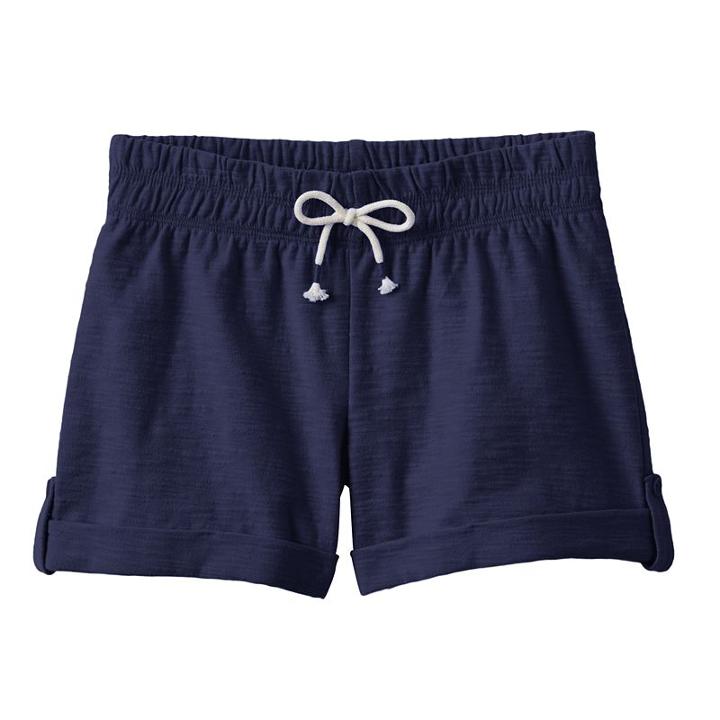 Girls 4-10 Jumping Beans&reg; Slubbed Cuff Shorts, Girl's, Size: 5, Blue
