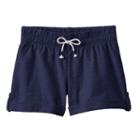 Girls 4-10 Jumping Beans&reg; Slubbed Cuff Shorts, Girl's, Size: 5, Blue