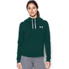 Women's Under Armour Favorite Fleece Novelty Left Chest Logo Hoodie, Size: Xs, Brown Over