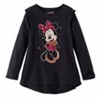 Disney's Minnie Mouse Girls 4-10 Ruffle Swing Tunic By Jumping Beans&reg;, Size: 6, Black
