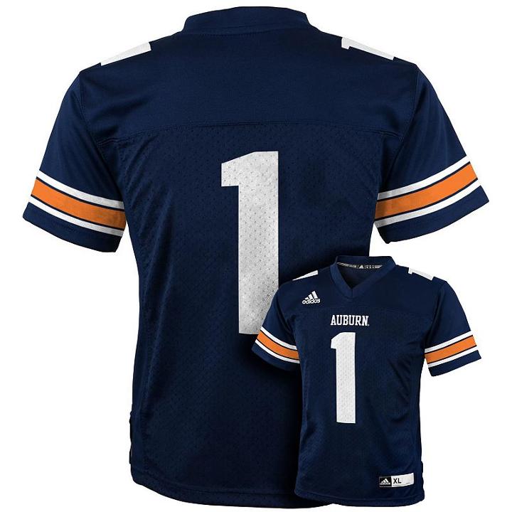 Boys 8-20 Adidas Auburn Tigers Ncaa Football Jersey, Boy's, Size: Large, Multicolor