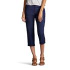 Women's Lee Presley Crop Cargo Pants, Size: 10 Avg/reg, Dark Blue