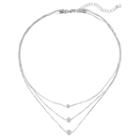 Lc Lauren Conrad Multi Strand Necklace, Women's, White Oth
