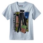 Boys 8-20 Minecraft Enderman Tee, Boy's, Size: Small, Dark Grey