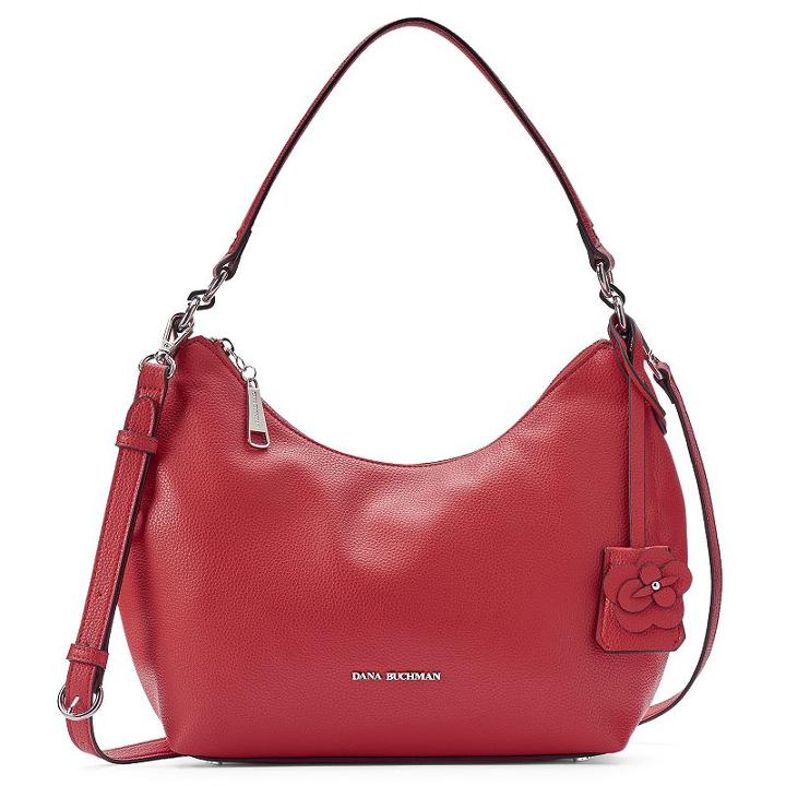 Dana Buchman Loretta Hobo, Women's, Dark Pink