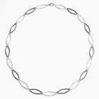 Apt. 9&reg; Two Tone Hammered Marquise Link Necklace, Women's, Multicolor