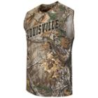 Men's Campus Heritage Louisville Cardinals Realtree Muscle Tee, Size: Small, Dark Red