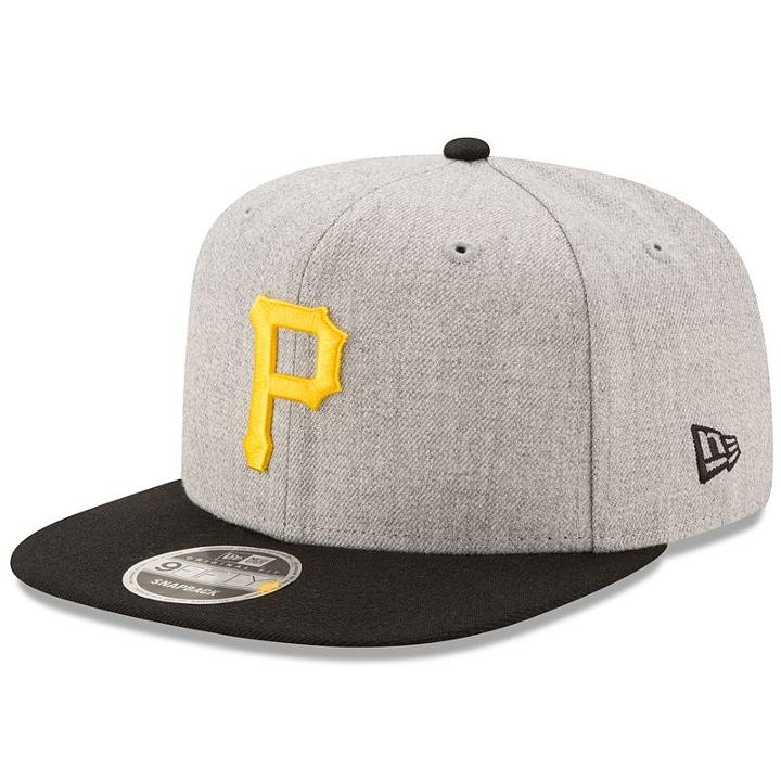 Adult New Era Pittsburgh Pirates 9fifty Heather Action Snapback Cap, Ovrfl Oth
