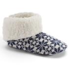 Sonoma Goods For Life&trade; Women's Knit Fold-down Bootie Slippers, Size: Xl, Med Blue