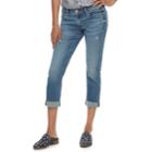Women's Sonoma Goods For Life&trade; Slim Boyfriend Jeans, Size: 10, Light Blue