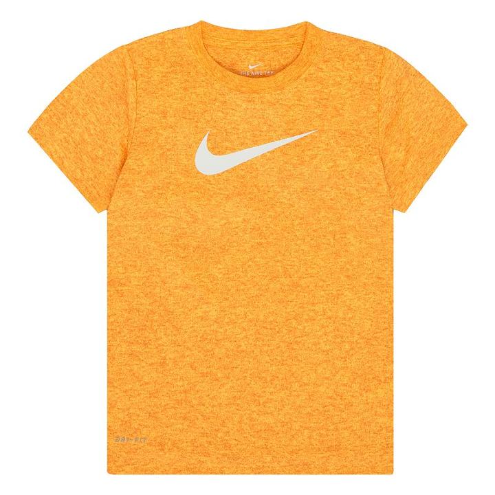 Boys 4-7 Nike Dri-fit Heathered Tee, Size: 7, Brt Orange
