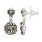 Simply Vera Vera Wang Nickel Free Faceted Stone Double Drop Earrings, Women's, Multicolor