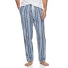 Big & Tall Residence Summer Shells Striped Seersucker Lounge Pants, Men's, Size: Xxl Tall, Blue
