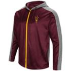 Men's Campus Heritage Arizona State Sun Devils Sleet Full-zip Hoodie, Size: Large, Dark Red