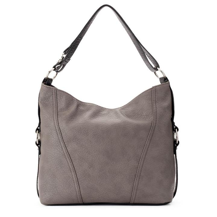Rosetti Casual Crossing Slouchy Hobo, Women's, Med Grey
