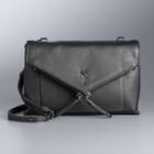 Simply Vera Vera Wang Aiello Crossbody, Women's, Black