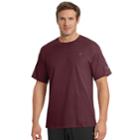 Men's Champion Classic Jersey Tee, Size: Small, Dark Red