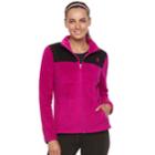 Women's Fila Sport&reg; Movimento Fleece Jacket, Size: Large, Dark Pink
