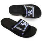 Adult Kentucky Wildcats Slide Sandals, Size: Xs, Black