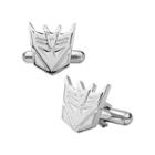 Transformers Decepticon Stainless Steel Cuff Links, Men's, Grey