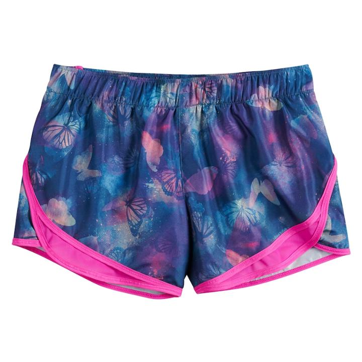 Girls 7-16 So&reg; Woven Running Shorts, Size: 10, Dark Blue