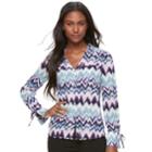 Juniors' Candie's&reg; Trumpet Sleeve Blouse, Teens, Size: Xs, Light Blue