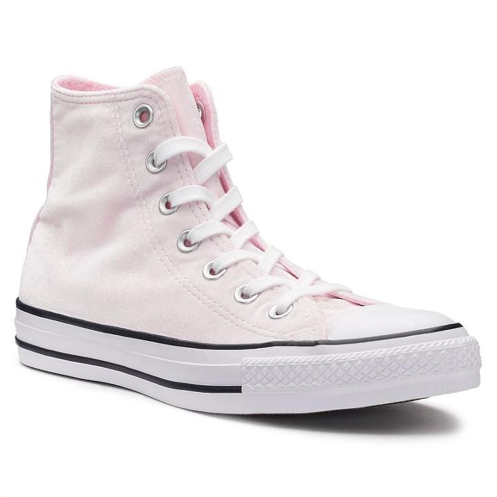 Women's Converse Chuck Taylor All Star Velvet High Top Sneakers, Size: 5, Dark Pink