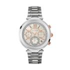 Wittnauer Women's Crystal Stainless Steel Chronograph Watch, Grey