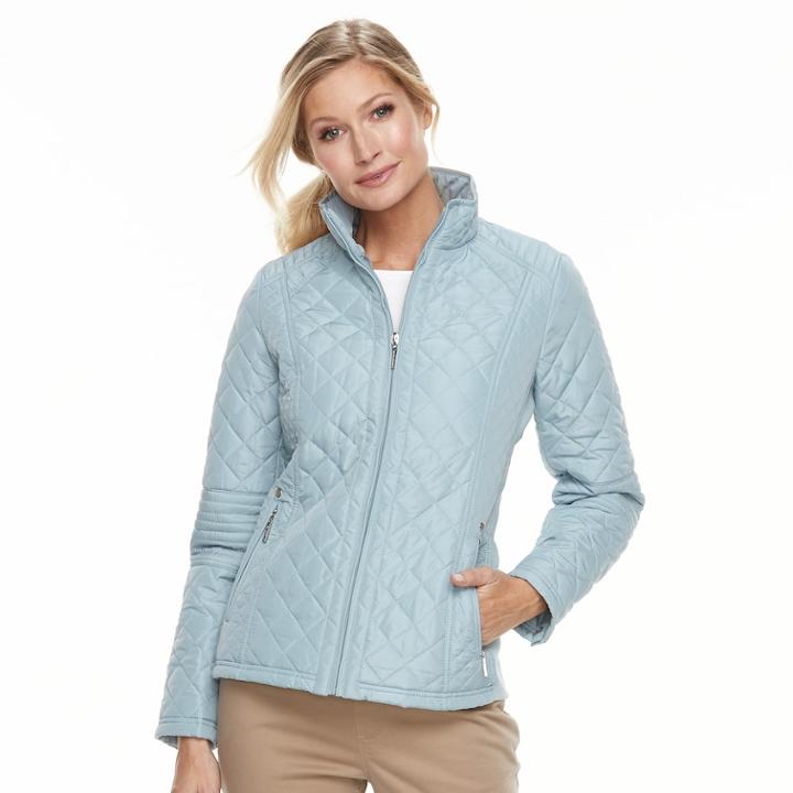 Women's Weathercast Quilted Jacket, Size: Xl, Med Yellow