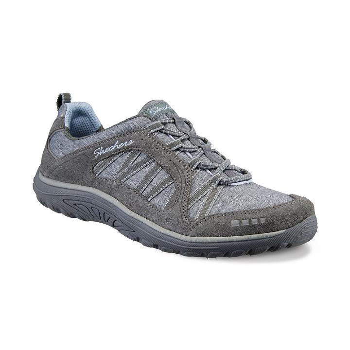 Skechers Relaxed Fit Reggae Fest Escondido Women's Walking Shoes, Size: 8, Med Grey