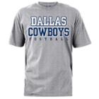 Boys 8-20 Dallas Cowboys Football Tee, Boy's, Size: M(10-12), Grey