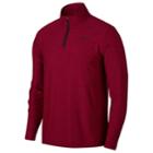 Men's Nike Breathe Quarter-zip Top, Size: Large, Dark Red
