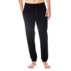 Men's Heat Keep Faux-cashmere Jogger Pants, Size: Large, Black