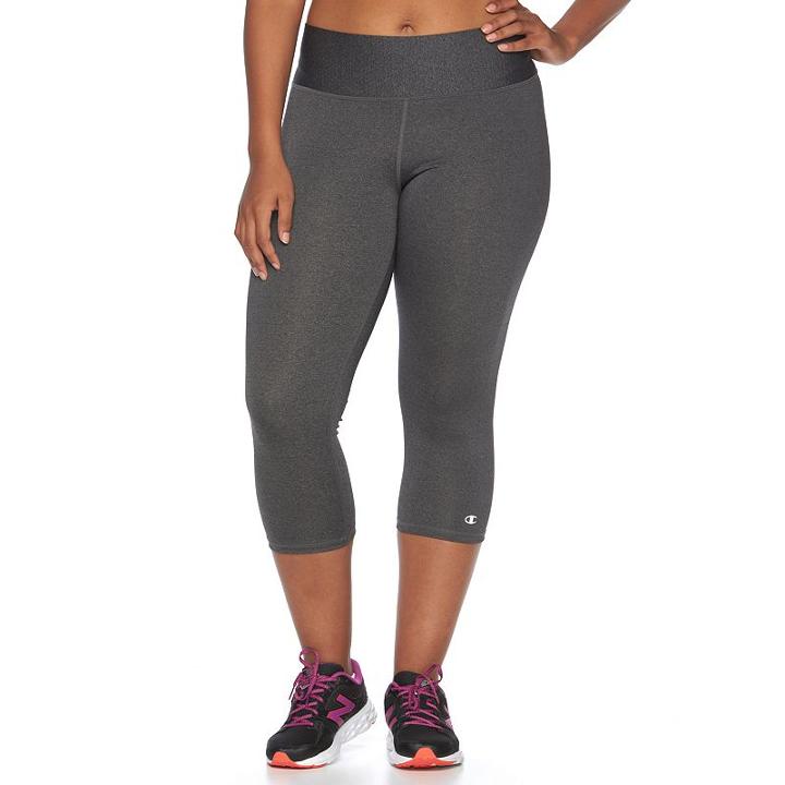 Plus Size Champion Absolute Capri Leggings, Women's, Size: 3xl, Dark Grey