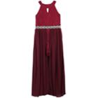Girls 7-16 Speechless Lace Maxi Overlay Dress, Size: 7, Dark Red