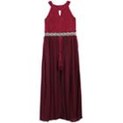 Girls 7-16 Speechless Lace Maxi Overlay Dress, Size: 7, Dark Red