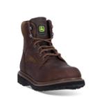 John Deere Men's Steel-toe Work Boots, Size: Medium (8.5), Brown