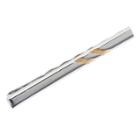 Men's Croft & Barrow&reg; Striped Silver-tone Tie Bar, Lt Yellow