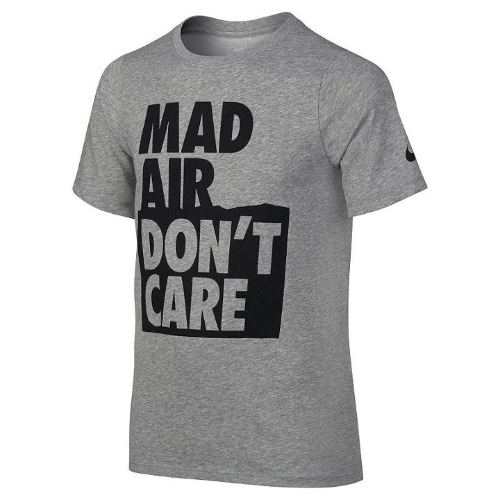 Boys 8-20 Nike Mad Air Don't Care Tee, Boy's, Size: Small, Grey Other