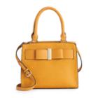 Apt. 9&reg; Mila Mini Bow Satchel, Women's, Yellow