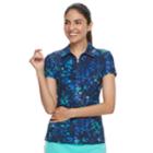 Women's Fila Sport&reg; Short Sleeve Golf Polo, Size: Xl, Med Blue