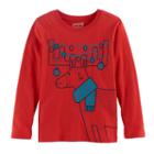 Boys 4-10 Jumping Beans&reg; Christmas Softest Graphic Tee, Size: 7, Med Red