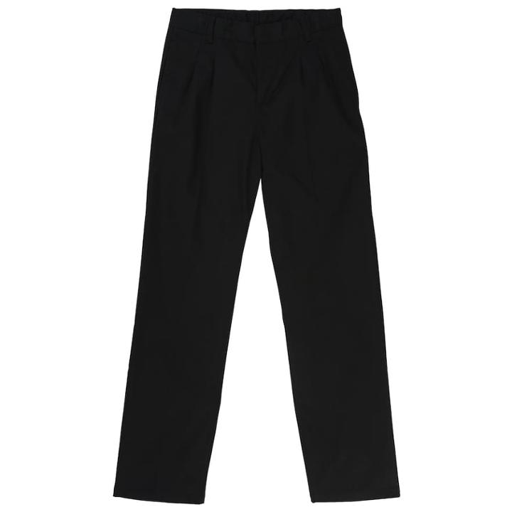 Boys 8-20 French Toast Relaxed-fit Pleated Pants, Size: 16, Black