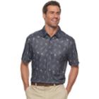 Men's Haggar&reg; Regular-fit Performance Polo, Size: Medium, Black
