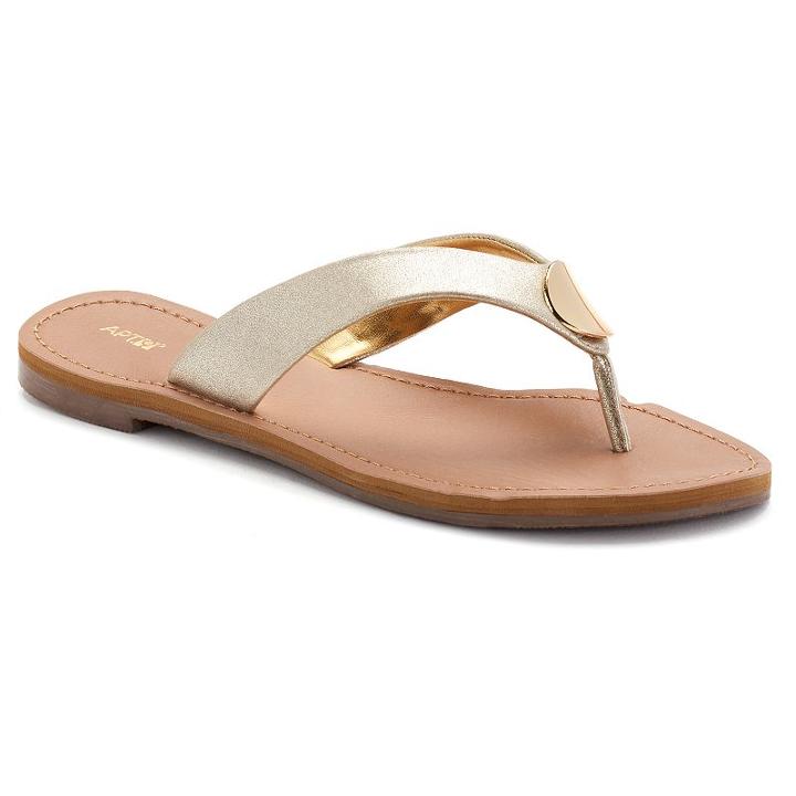 Apt. 9&reg; Luckily Women's Sandals, Size: 5.5, Silver