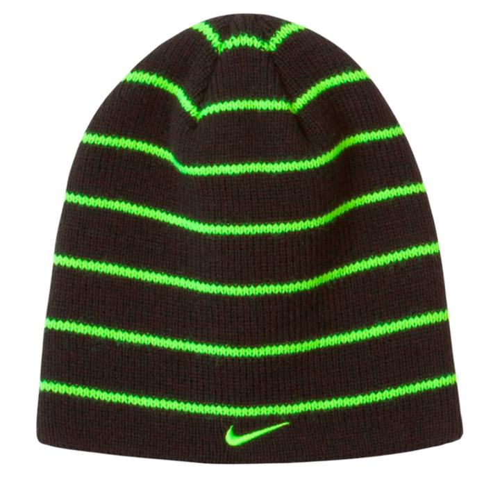 Nike Stripe Beanie - Boys 8-20, Green Oth