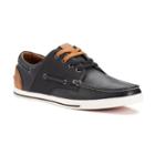 Sonoma Goods For Life&trade; Royce Men's Oxford Boat Shoes, Size: 8, Black