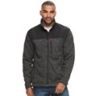 Men's Free Country Colorblock Quilted Sweater Knit Jacket, Size: Xl, Black