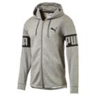 Men's Puma Rebel Full-zip Hoodie, Size: Medium, Grey