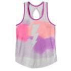 Plus Size So&reg; Keyhole Cutout Tank Top, Girl's, Size: 18 1/2, Silver